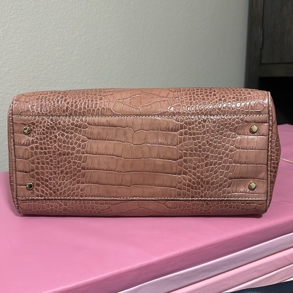 Kate Spade Godfry Street Luxe Lorin Satchel, Rose Pearl Croco - Picture 3 of 7